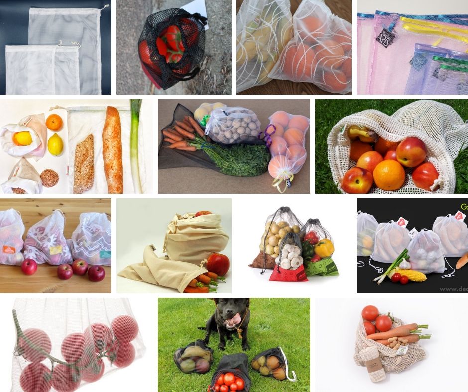 přehled pytlíků na ovoce a zeleninu, minimalismus, zero waste, pytlík na zeleninu, eshopy, kde koupit pytlík na zeleninu
