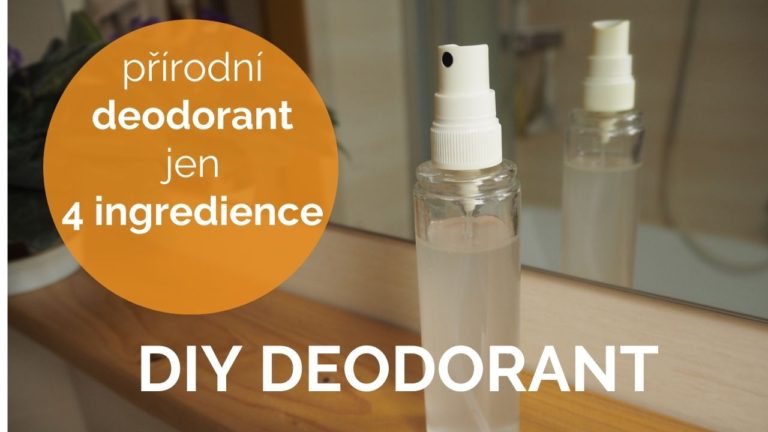 Jak si vyrobit přírodní deodorant na vodní bázi. Za 2 minuty ze 4 ingrediencí