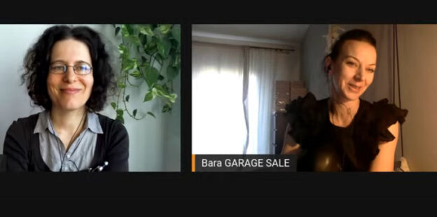 garage sale, rozhovor, černošice, bára nováková